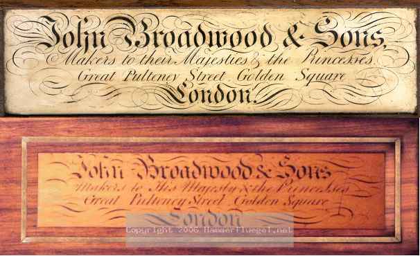 John Broadwood Signaturen